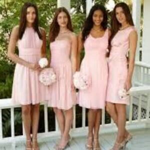 Ralph Lauren Dress Women's Size 10 Peach Blush Midi Summer